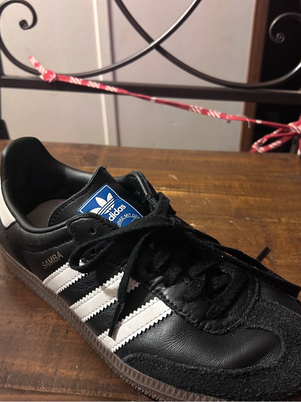 adidas Kids Samba Sneakers - Black & White
